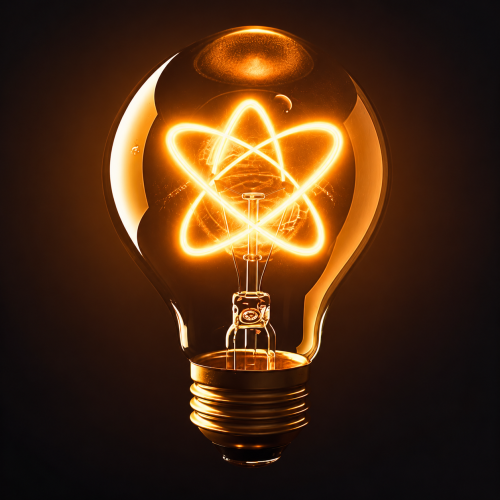 Luminous Atomic Filament Bulb